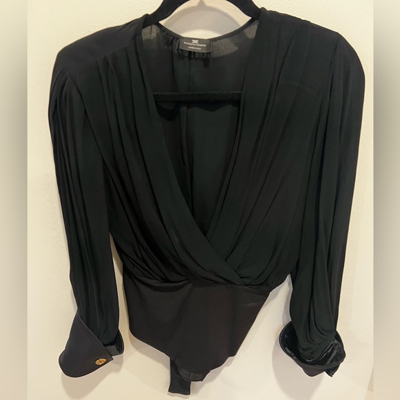 Elisabetta Franchi Long-Sleeve Bodysuit - Picture 1 of 4